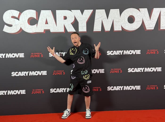Sean Evans at Scary Movie Screening in London