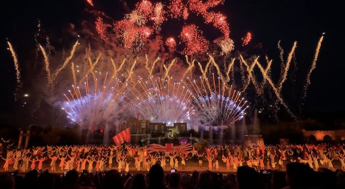 Kynren Fireworks Show